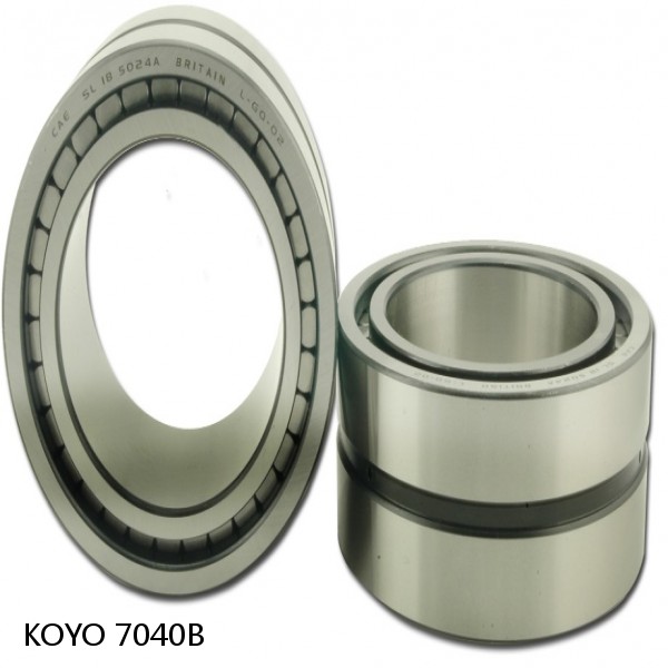 7040B KOYO Single-row, matched pair angular contact ball bearings