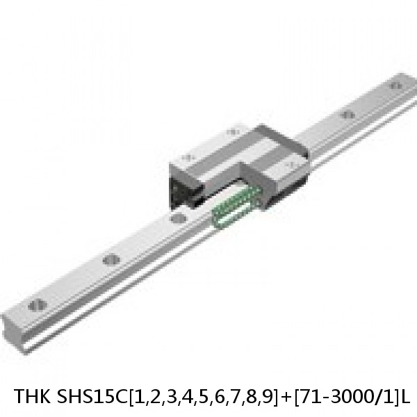 SHS15C[1,2,3,4,5,6,7,8,9]+[71-3000/1]L THK Linear Guide Standard Accuracy and Preload Selectable SHS Series