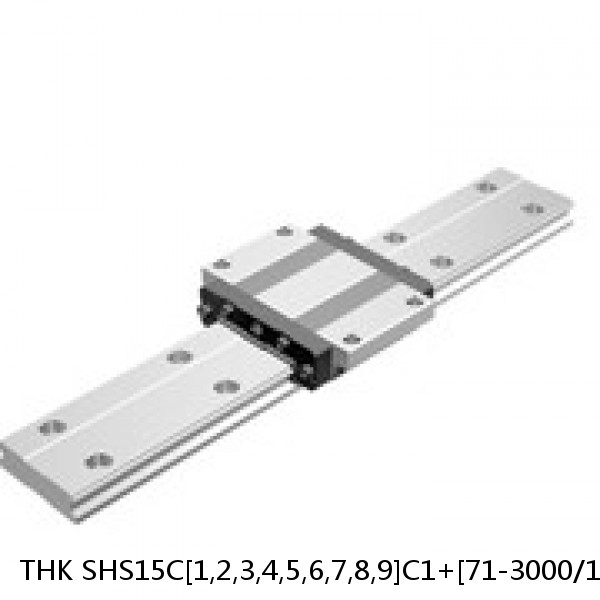 SHS15C[1,2,3,4,5,6,7,8,9]C1+[71-3000/1]L[H,P,SP,UP] THK Linear Guide Standard Accuracy and Preload Selectable SHS Series