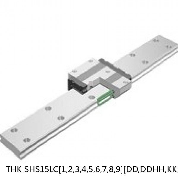 SHS15LC[1,2,3,4,5,6,7,8,9][DD,DDHH,KK,KKHH,SS,SSHH,UU,ZZ,ZZHH]+[71-3000/1]L[H,P,SP,UP] THK Linear Guide Standard Accuracy and Preload Selectable SHS Series