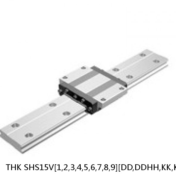 SHS15V[1,2,3,4,5,6,7,8,9][DD,DDHH,KK,KKHH,SS,SSHH,UU,ZZ,ZZHH]C1+[71-3000/1]L[H,P,SP,UP] THK Linear Guide Standard Accuracy and Preload Selectable SHS Series