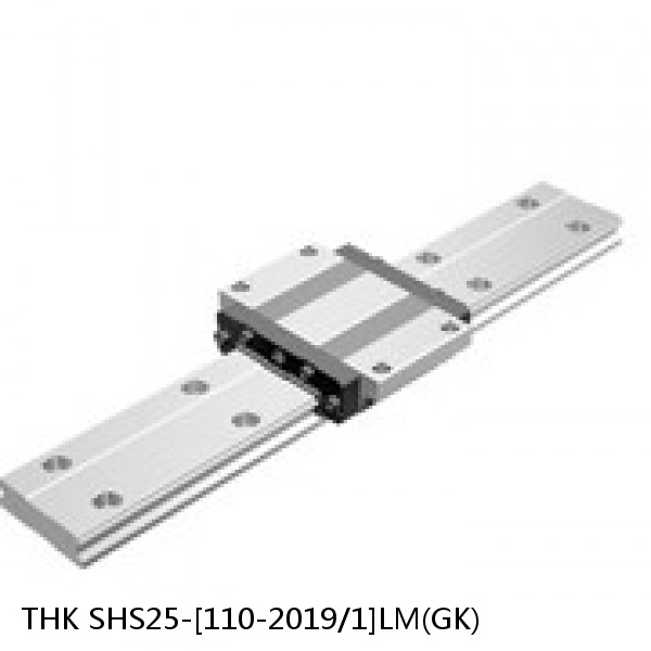 SHS25-[110-2019/1]LM(GK) THK Caged Ball Linear Guide Rail Only Standard Grade Interchangeable SHS Series