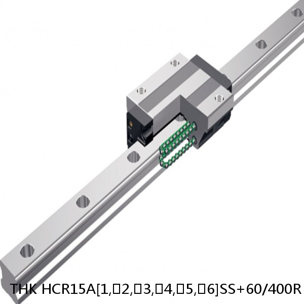 HCR15A[1,​2,​3,​4,​5,​6]SS+60/400R THK Curved Linear Guide Shaft Set Model HCR