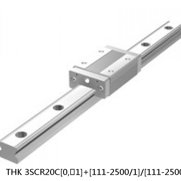 3SCR20C[0,​1]+[111-2500/1]/[111-2500/1]L[P,​SP,​UP] THK Caged-Ball Cross Rail Linear Motion Guide Set