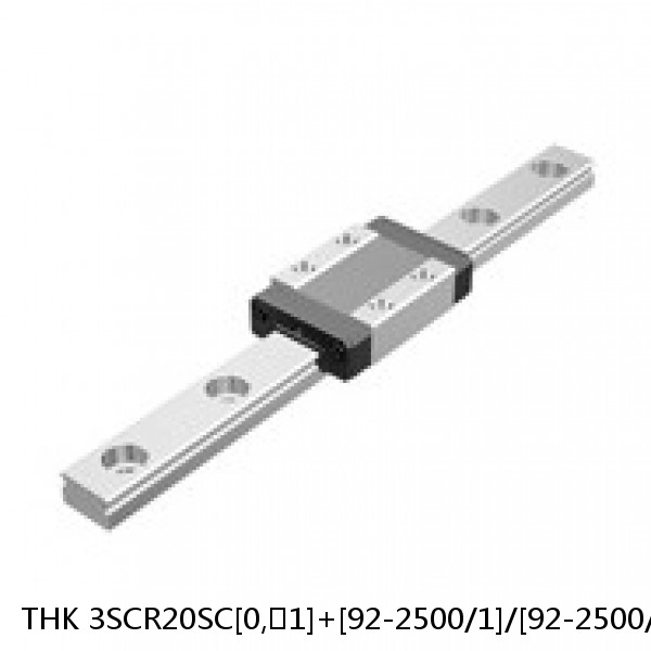 3SCR20SC[0,​1]+[92-2500/1]/[92-2500/1]L[P,​SP,​UP] THK Caged-Ball Cross Rail Linear Motion Guide Set