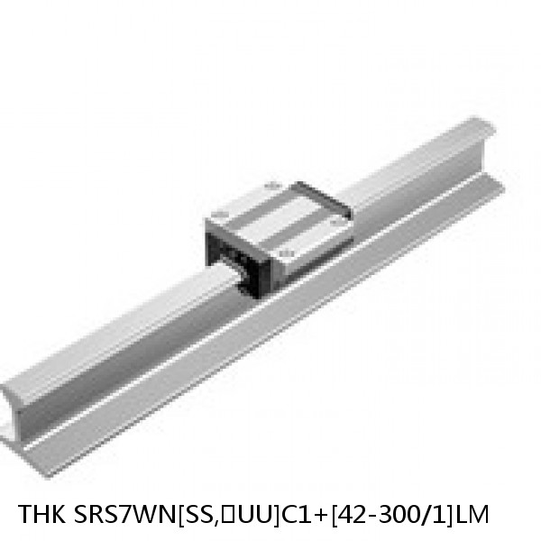 SRS7WN[SS,​UU]C1+[42-300/1]LM THK Miniature Linear Guide Caged Ball SRS Series