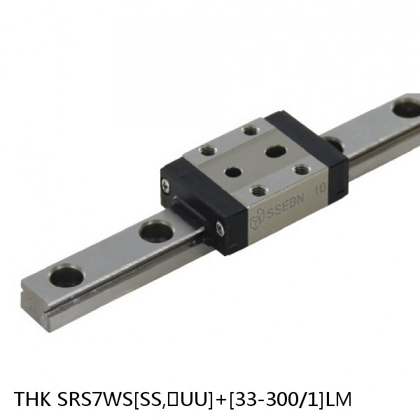 SRS7WS[SS,​UU]+[33-300/1]LM THK Miniature Linear Guide Caged Ball SRS Series
