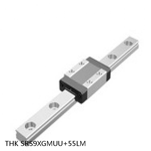 SRS9XGMUU+55LM THK Miniature Linear Guide Stocked Sizes Standard and Wide Standard Grade SRS Series