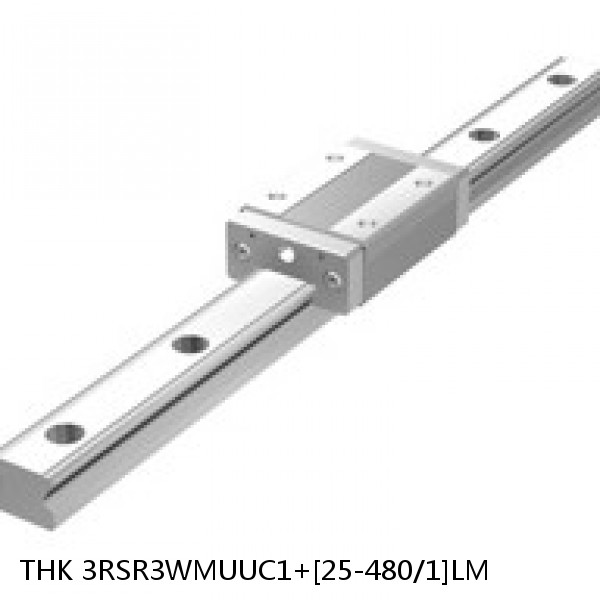 3RSR3WMUUC1+[25-480/1]LM THK Miniature Linear Guide Full Ball RSR Series