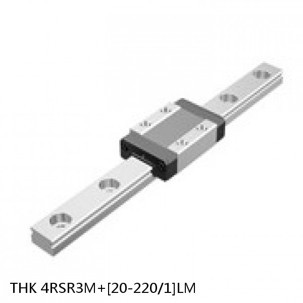 4RSR3M+[20-220/1]LM THK Miniature Linear Guide Full Ball RSR Series