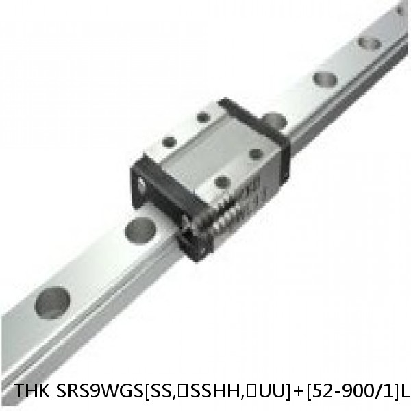 SRS9WGS[SS,​SSHH,​UU]+[52-900/1]LM THK Miniature Linear Guide Full Ball SRS-G Accuracy and Preload Selectable