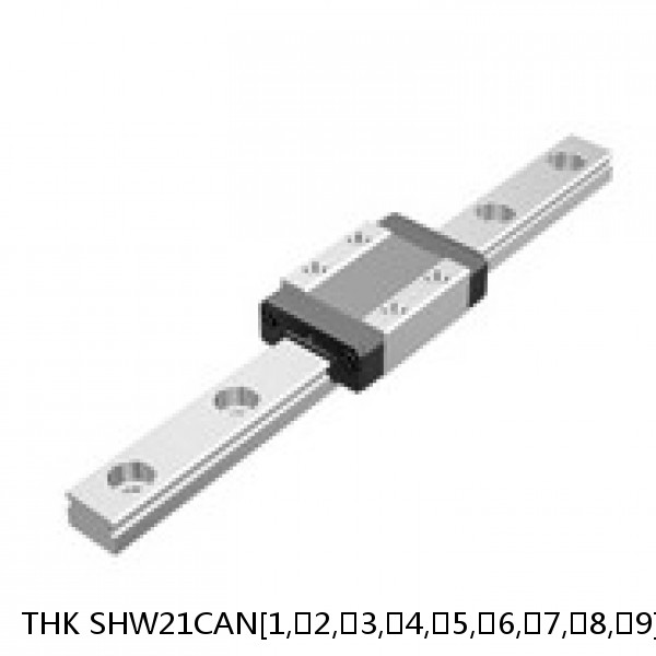 SHW21CAN[1,​2,​3,​4,​5,​6,​7,​8,​9]+[60-1900/1]L THK Linear Guide Caged Ball Wide Rail SHW Accuracy and Preload Selectable