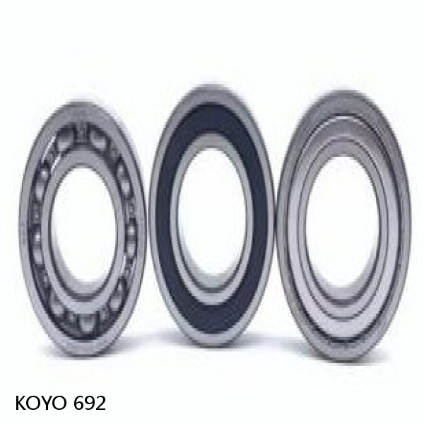 692 KOYO Single-row deep groove ball bearings #1 small image