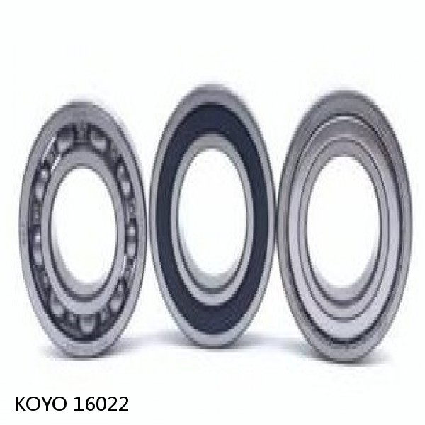 16022 KOYO Single-row deep groove ball bearings