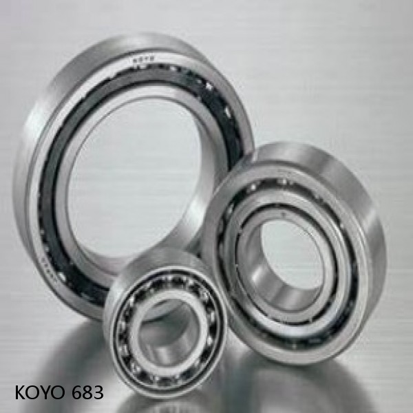 683 KOYO Single-row deep groove ball bearings #1 small image