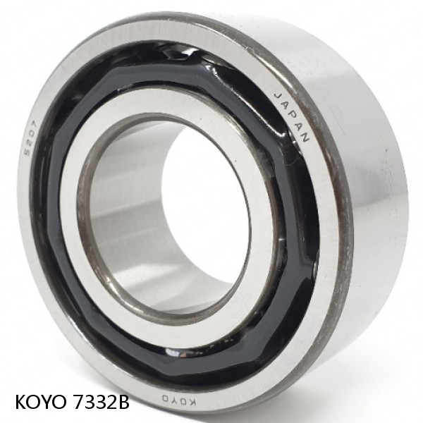 7332B KOYO Single-row, matched pair angular contact ball bearings #1 small image
