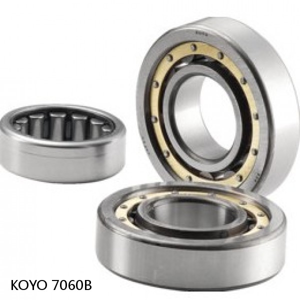 7060B KOYO Single-row, matched pair angular contact ball bearings #1 small image