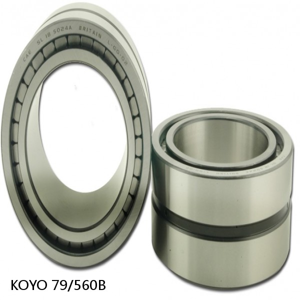 79/560B KOYO Single-row, matched pair angular contact ball bearings #1 small image