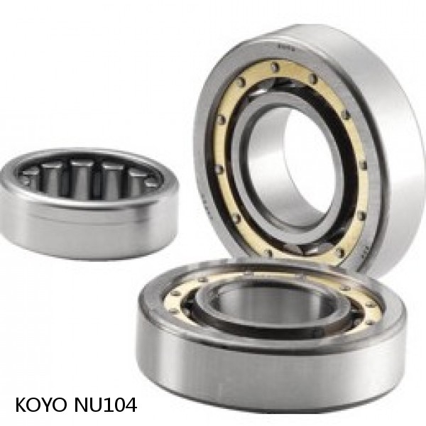 NU104 KOYO Single-row cylindrical roller bearings