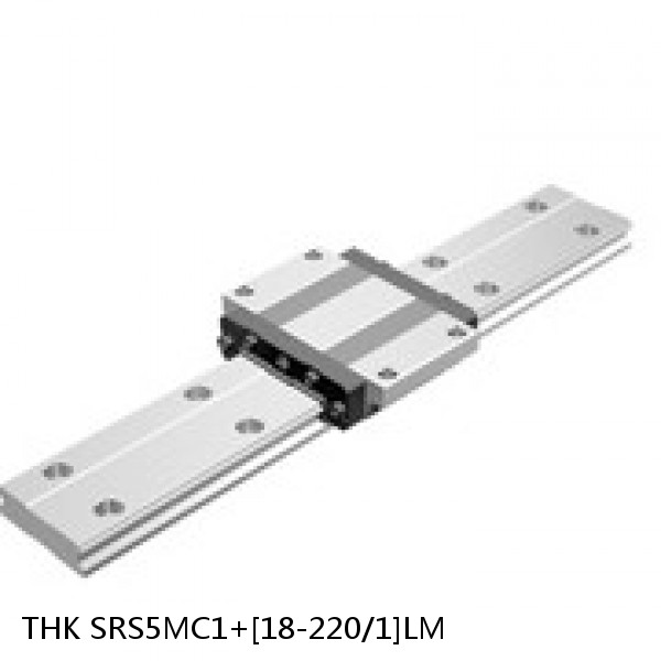 SRS5MC1+[18-220/1]LM THK Miniature Linear Guide Caged Ball SRS Series #1 small image