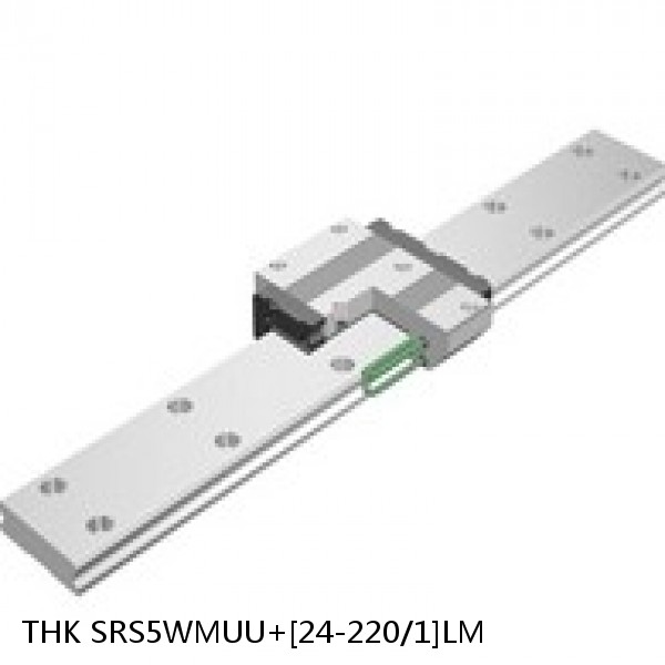 SRS5WMUU+[24-220/1]LM THK Miniature Linear Guide Caged Ball SRS Series