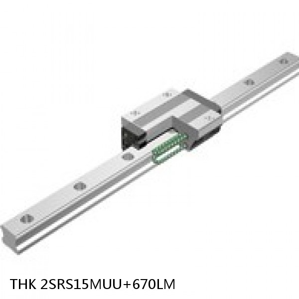 2SRS15MUU+670LM THK Miniature Linear Guide Stocked Sizes Standard and Wide Standard Grade SRS Series #1 small image