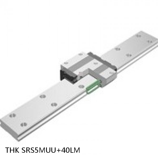 SRS5MUU+40LM THK Miniature Linear Guide Stocked Sizes Standard and Wide Standard Grade SRS Series #1 small image