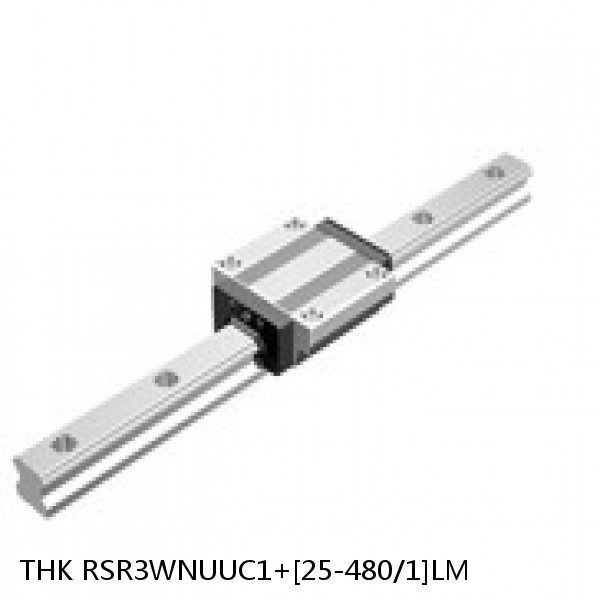 RSR3WNUUC1+[25-480/1]LM THK Miniature Linear Guide Full Ball RSR Series