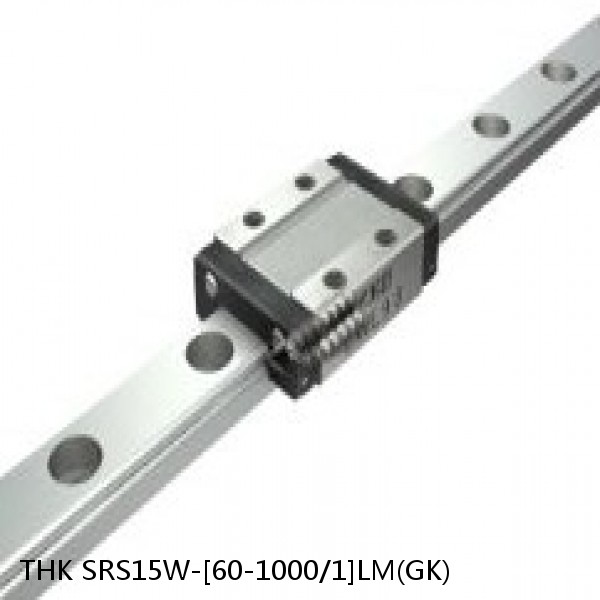 SRS15W-[60-1000/1]LM(GK) THK Miniature Linear Guide Interchangeable SRS Series #1 small image