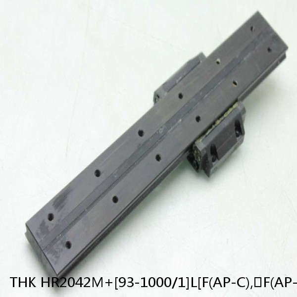 HR2042M+[93-1000/1]L[F(AP-C),​F(AP-CF),​F(AP-HC)]M THK Separated Linear Guide Side Rails Set Model HR #1 small image