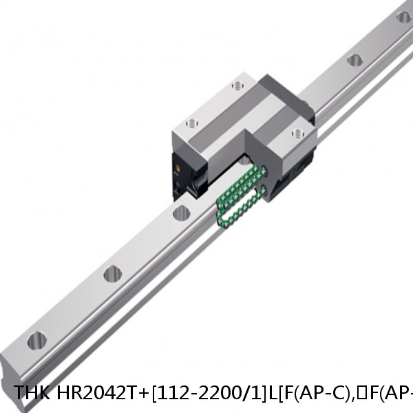 HR2042T+[112-2200/1]L[F(AP-C),​F(AP-CF),​F(AP-HC)] THK Separated Linear Guide Side Rails Set Model HR #1 small image