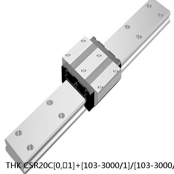 CSR20C[0,​1]+[103-3000/1]/[103-3000/1]L[P,​SP,​UP] THK Cross-Rail Guide Block Set #1 small image