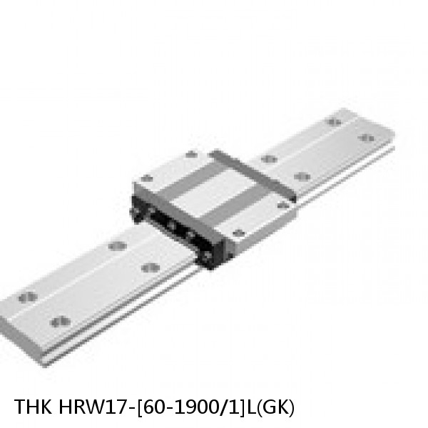 HRW17-[60-1900/1]L(GK) THK Wide Rail Linear Guide (Rail Only) Interchangeable HRW Series #1 small image