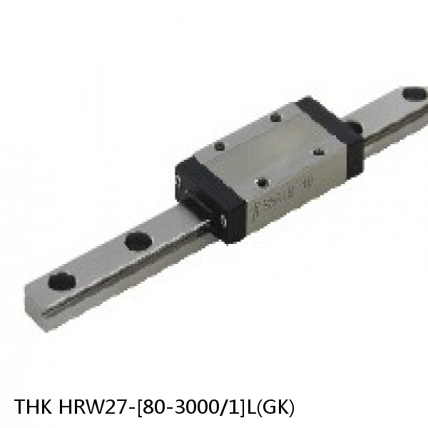 HRW27-[80-3000/1]L(GK) THK Wide Rail Linear Guide (Rail Only) Interchangeable HRW Series #1 small image