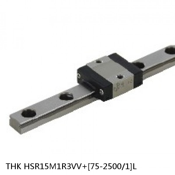 HSR15M1R3VV+[75-2500/1]L THK Medium to Low Vacuum Linear Guide Accuracy and Preload Selectable HSR-M1VV Series #1 small image