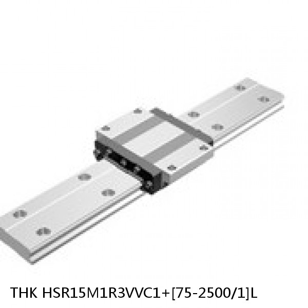 HSR15M1R3VVC1+[75-2500/1]L THK Medium to Low Vacuum Linear Guide Accuracy and Preload Selectable HSR-M1VV Series #1 small image