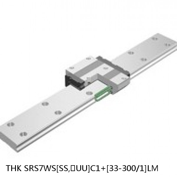 SRS7WS[SS,​UU]C1+[33-300/1]LM THK Miniature Linear Guide Caged Ball SRS Series #1 small image