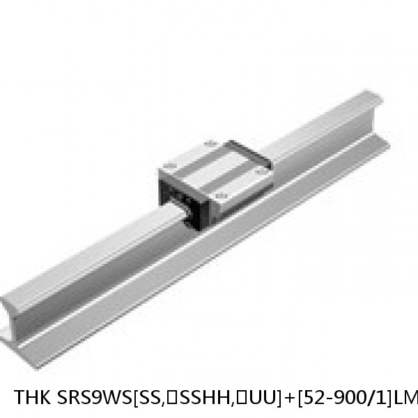 SRS9WS[SS,​SSHH,​UU]+[52-900/1]LM THK Miniature Linear Guide Caged Ball SRS Series