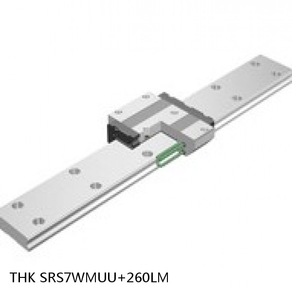 SRS7WMUU+260LM THK Miniature Linear Guide Stocked Sizes Standard and Wide Standard Grade SRS Series