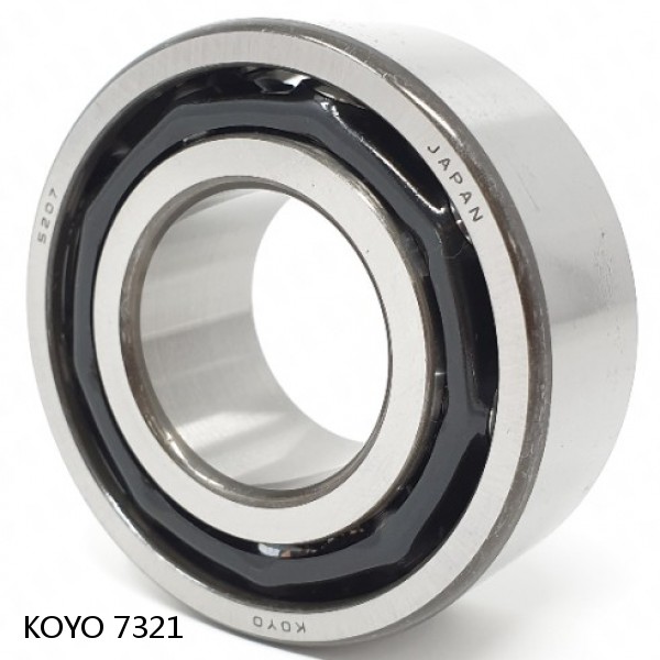 7321 KOYO Single-row, matched pair angular contact ball bearings #1 image