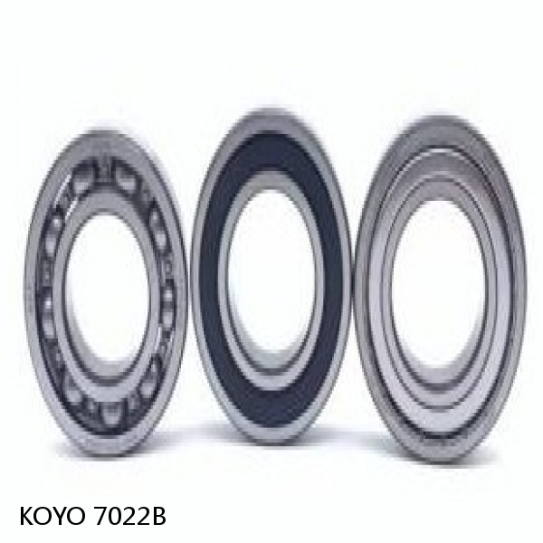 7022B KOYO Single-row, matched pair angular contact ball bearings #1 image