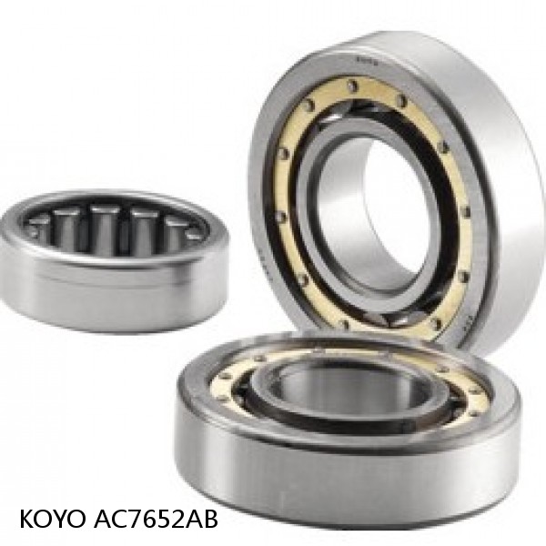 AC7652AB KOYO Single-row, matched pair angular contact ball bearings #1 image