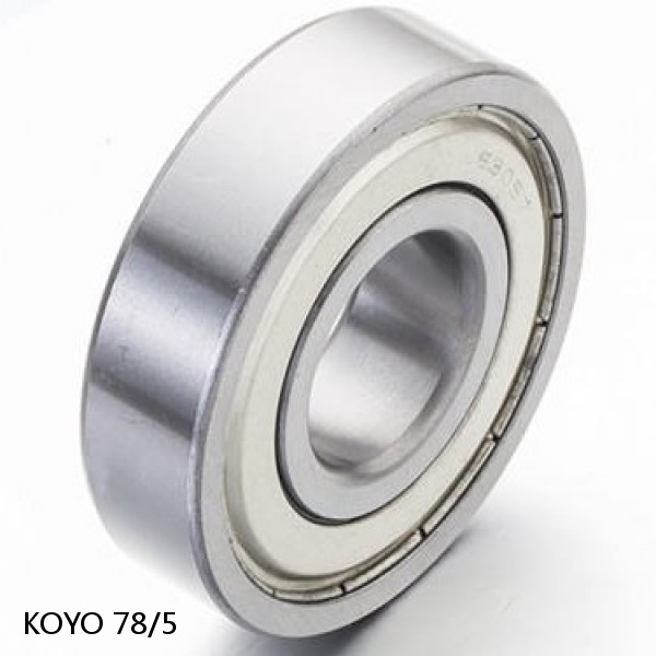 78/5 KOYO Single-row, matched pair angular contact ball bearings #1 image