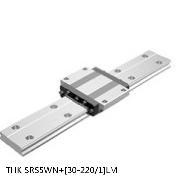 SRS5WN+[30-220/1]LM THK Miniature Linear Guide Caged Ball SRS Series #1 image