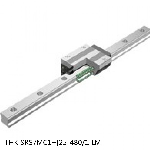 SRS7MC1+[25-480/1]LM THK Miniature Linear Guide Caged Ball SRS Series #1 image