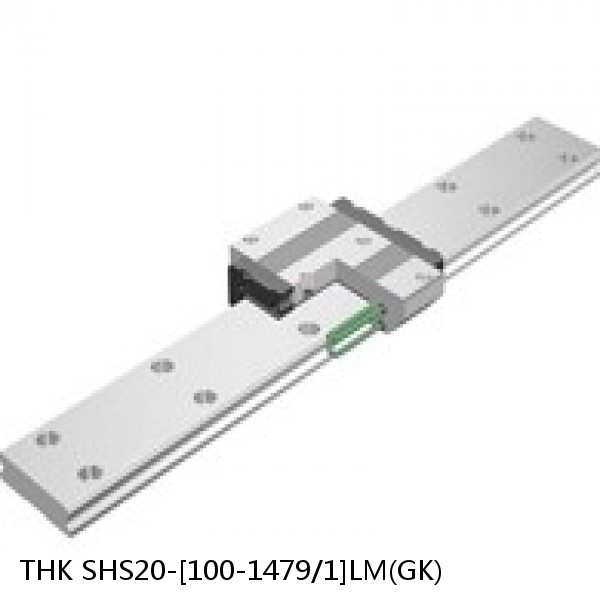 SHS20-[100-1479/1]LM(GK) THK Caged Ball Linear Guide Rail Only Standard Grade Interchangeable SHS Series #1 image