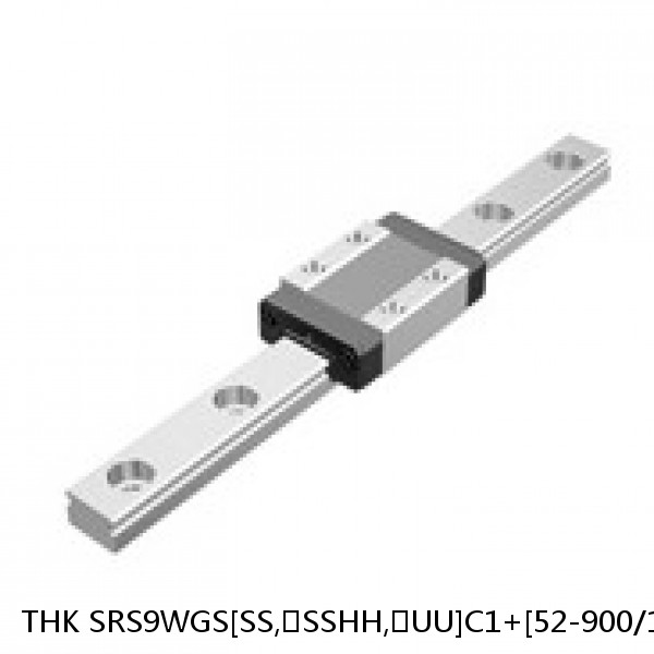 SRS9WGS[SS,​SSHH,​UU]C1+[52-900/1]LM THK Miniature Linear Guide Full Ball SRS-G Accuracy and Preload Selectable #1 image